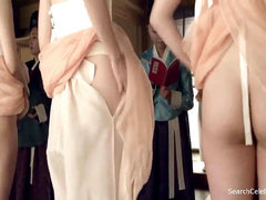 Asiatisch, Prominente, Japanische massage, Titten