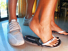 素人, 足, 足コキ, ラフ