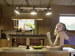 Erotic 21 year old lady enjoys masturbating gently with her fingers