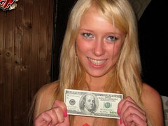 Amateur, Rubia, Mamada, Engañando, Cornudo, Estilo perrito, Dinero, Adolescente
