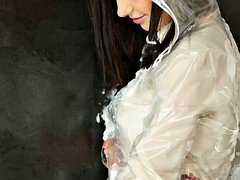 Groepseks ejactulatie, Muurgat, Masturbatie, Schoolmeisje