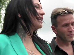 アナル, デカ尻, ヨーロピアン, パーティ, 現実