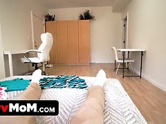 デカパイ, ブロンド, エロ熟女, イく瞬間, 淫乱熟女, 妊娠, 叫ぶ, 義母