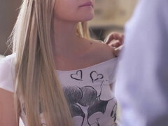 Adorable, Rubia, Abuelo, Hd, Besar, Lamidas, Pequeña, Tetas