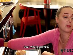Isabella de Laa's kitchen sex anniversary present: Stuck in the kitchen, fucked hard in HD