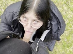 Curvy German MILF Badxtim gets it on outdoors with some steamy backshots and oral action
