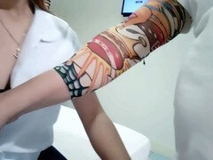 18 años, Universidad, Filipina, Pequeña, Coño, Flaco, Tatuaje, Adolescente