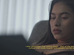 Brunette brune, Hard, Embrassement, Fille latino, Léchez, Mexicainne, Adolescente, Nénés