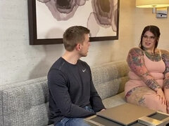 BBW Hotwife Sugarbooty GETS FUCKED by Her Husband's HUNG Boss!