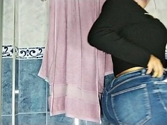 Leie, Bad, Wohlbeleibte schöne frauen, Erotisch, Öffentlich, Dusche, Erotischer film, Ehefrau