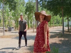 美女, デカチン, ブロンド, ポルノスター, 公共, 現実, ラフ, オッパイの