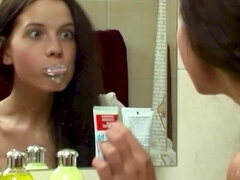 Leie, Braunhaarige, Emotionale dirne, Erotisch, Frau, Freundin, Nackt, Jungendliche (18+)