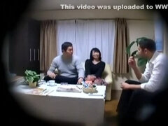 アジア人, ブロンド, 大学生, イく瞬間, 娘, 異人種間, 日本人, 妻