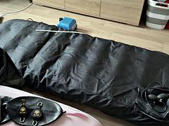 BoundInLoves Latex Wife Binds Submissive Husband in BDSM Torment