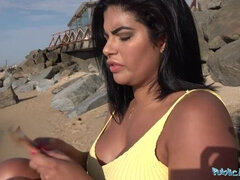 Public Agent A Blind date for Latina with huge natural boobs