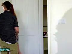デカパイ, 兄弟, Hd, 淫乱熟女, 怪物, 現実, 赤毛, 叫ぶ