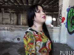 Leie, Süss, Tschechisch, Flashen, Öffentlich, Schlampe, Titten