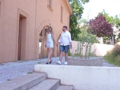 Anal, Negro, Engañando, Garganta profunda, Ébano, Al aire libre, Medias largas, Trio