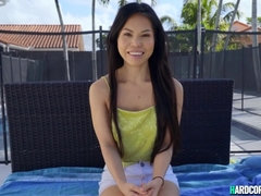 Amateur, Asiatique, Mixte, Petite amie, De plein air, Petite femme, Pov, Réalité