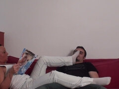 Blond, Bruinharig, Fetisj, Voeten fetish, Duits, Hd, Zuigen, Tiener