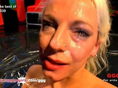 Anal, Blonde, Tir de sperme, Grosse, Partouze, Allemand, Mère que j'aimerais baiser, Avaler