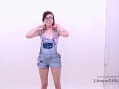 Amateur, Audition, Sucer une bite, Brunette brune, Fait maison, Pov, Chatte, Adolescente