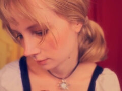 Enthousiasteling, Kont, Lieveling, Blond, Softcore pornografie, Alleen, Tieten likken, Webcamera