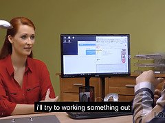 Geile alte tussi, Milf, Büro, Muschi, Realität, Rotschopf