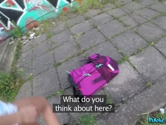 Kont, Grote mammen, Handbeurt, Likken, Buiten, Gezichtspunt, Kut duiken, Trein