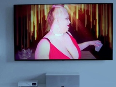 Leie, Wohlbeleibte schöne frauen, Blondine, Erotischer film, Solo