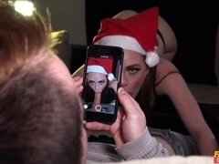 Kont, Pijpbeurt, Bruinharig, Hondjeshouding, Roodharige vrouw, Geschoren, Tatoeage, Tiener