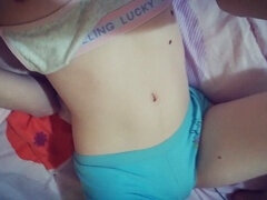Masturbation, Culottes ou slips, Rousse roux, Adolescente, Nénés