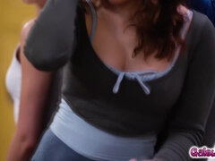 Grosse titten, Fingern, Milf, Muschi, Student, Lehrer, Flotter dreier, Titten
