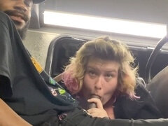 Mooie dikke vrouwen, Zwart, Pijpbeurt, Autobus, Rondborstig, Gevangen, Openbaar, Slet