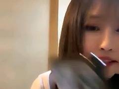 素人, アジア人, お尻, ブロンド, 一人, ティーン, おもちゃ, ウェブカメラ