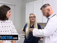 Dharma Jones is a naughty patient who craves the Doctor's big fat cock for cure