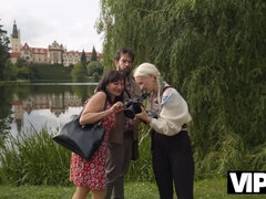 Steve Q picks up a blonde bombshell in HD and makes her his for VIP4K.