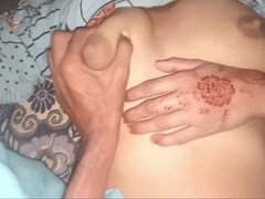 Américain, Bizarre, Attrapée, Couple, Petite femme, Chatte, Jarretelles, Mariage
