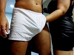 Leie, Braunhaarige, Spermaladung, Leder, Eng