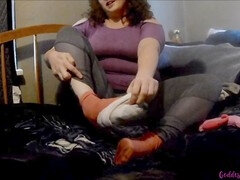 Gorda, Gordita, Sucio, Pies, Desnudo, Spandex, Esposa