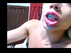 Сперма на лице, Мастурбация, Трансы