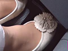 Feet, Fetish, Foot fetish, Hd, Nylon, Pantyhose, Solo, Teen