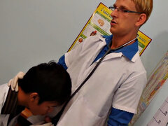 Enthousiasteling, Anaal, Sperma shot, Arts, Fetisj, Homo, Mager, Trio