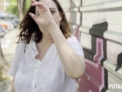 ぽっちゃり, デカ尻, デカパイ, デブ, 自家製, スペイン人