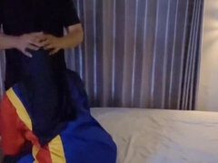 Amateur, Asiático, Engañando, Chino, Corrida, Casero, Indonesio, Coño