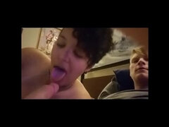 Tetas grandes, Negro, Mamada