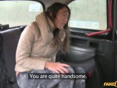 Young Latvian Brunette Beauty Looking For A Husband Finds Cabbie's Cock Instead - Reality Taxi Sex