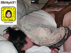 デカチン, 黒人, 中出し, 彼女, 妻