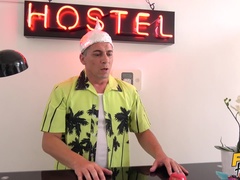 素人, 舐める尻, フェラチオ, バック, 顔射, 手コキする, なめる, スパンキング