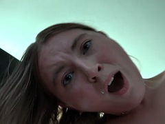 Enthousiasteling, Pijpbeurt, Auto, Sperma, Vriendin, Hardcore, Gezichtspunt, Zuigen